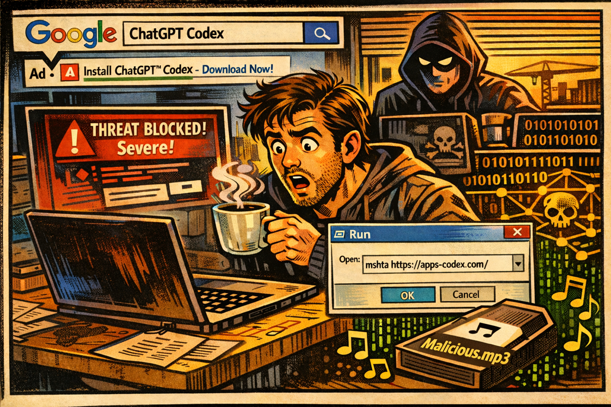 Googled Codex, got mp3 malware instead.