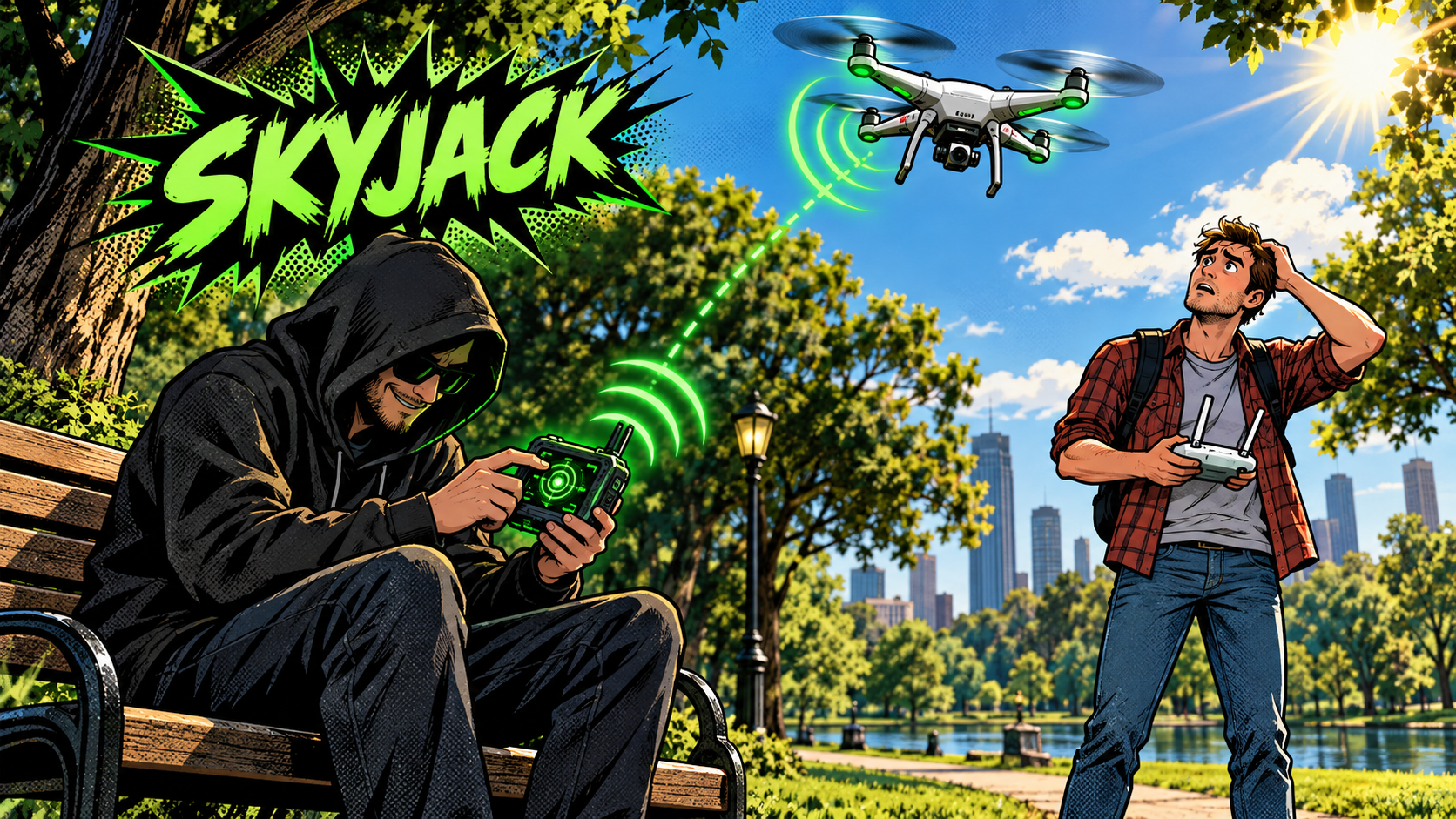 SkyJack: hijacking a drone that trusts anyone on its Wi-Fi